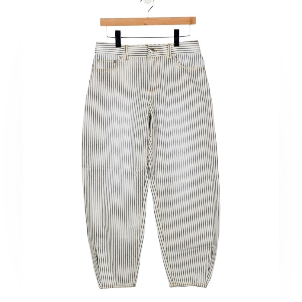 Tibi Stone Washed Stripe Brancusi Size 25